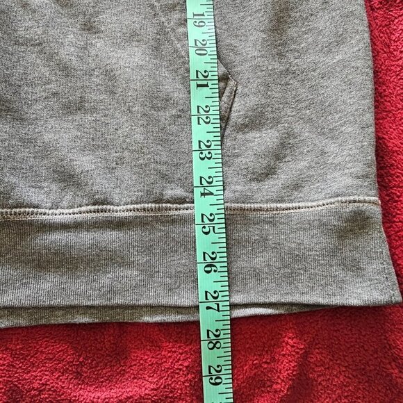 Men's Grey Aeropostale Pullover Long-sleeved Hoodie, L-XL - Picture 7 of 11